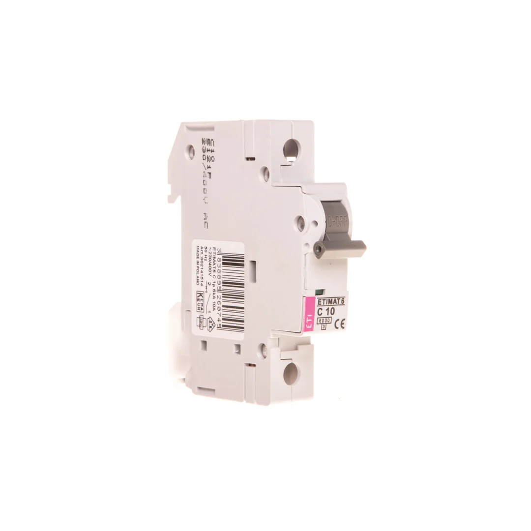 Wyłącznik nadprądowy 1P C 10A 6kA AC ETIMAT 6 002141514