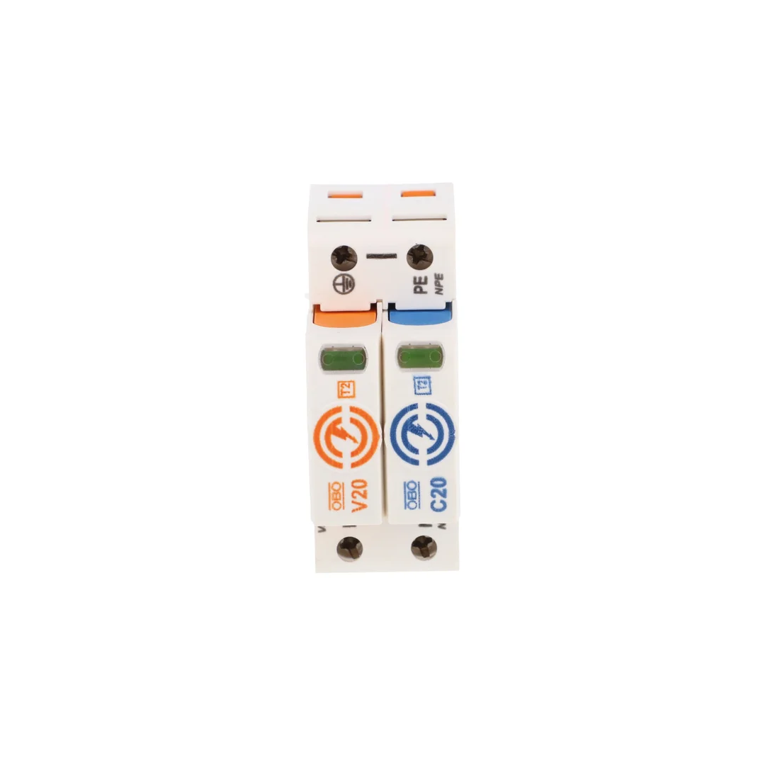 Ogranicznik przepięć Typ T2 1P+N 40kA 280V V20-1+NPE-280 (do sieci TN-S i TT) 5095251