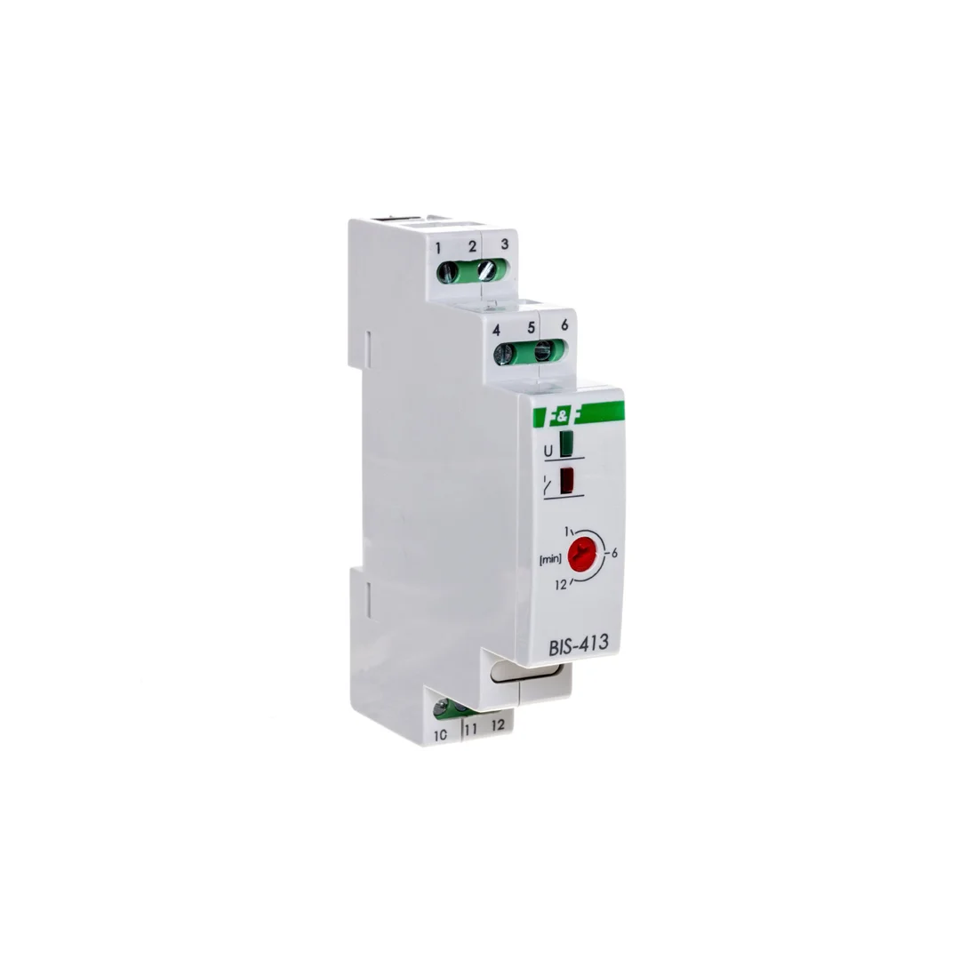 Przekaźnik bistabilny 1P 16A 230V AC Inrush, BIS-413-LED