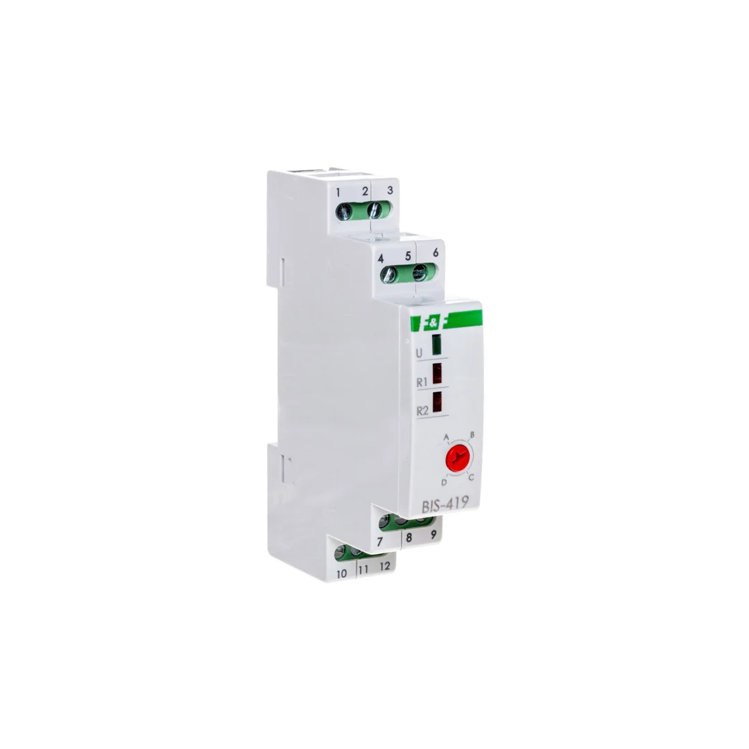 Przekaźnik bistabilny 2P 16A 100-265V AC Inrush, BIS-419-LED