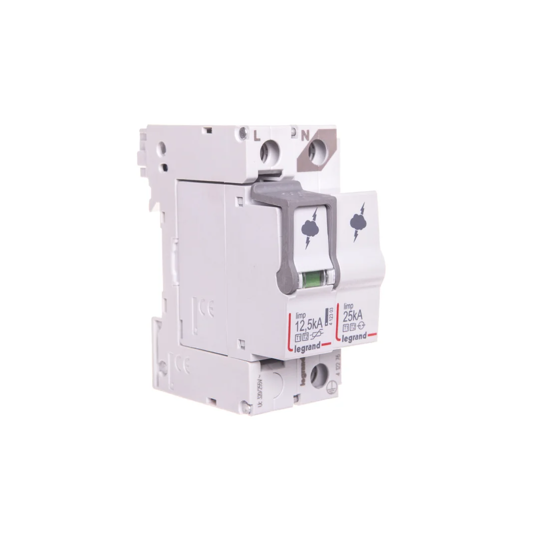 Ogranicznik przepięć Typ T1+T2 1P+N 12,5kA 1,5kV TT/TNS 412276