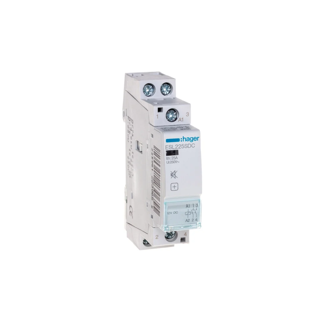 Stycznik modułowy sichy 12VDC 2Z 25A AC-7a/b ESL225SDC