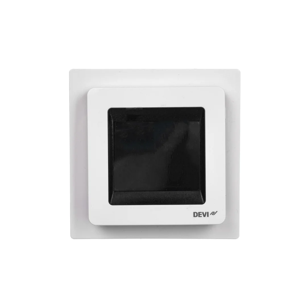 Termostat elektroniczny DEVIreg Touch 230V 16A 5-35C IP21 śnieżnobiały 140F1071