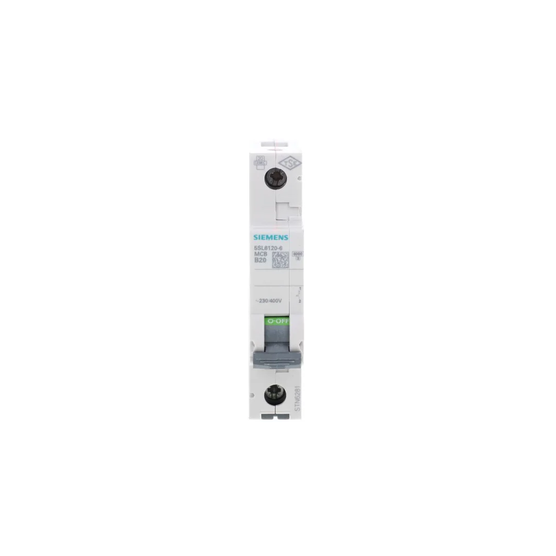 Wyłącznik nadprądowy 1P B 20A 6kA AC SENTRON 5SL6120-6