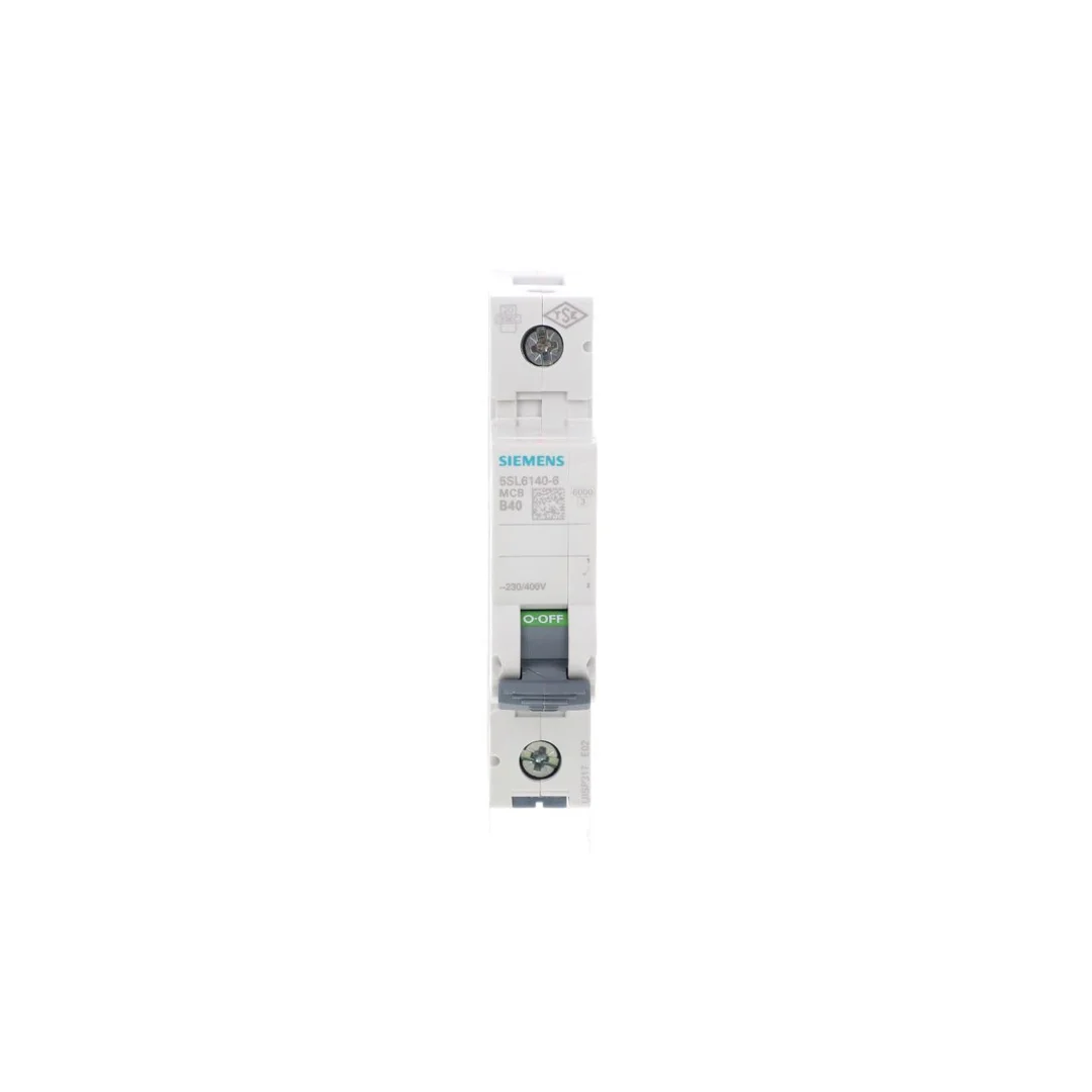 Wyłącznik nadprądowy 1P B 40A 6kA AC SENTRON 5SL6140-6