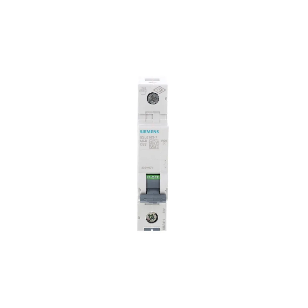 Wyłącznik nadprądowy 1P C 63A 6kA AC SENTRON 5SL6163-7