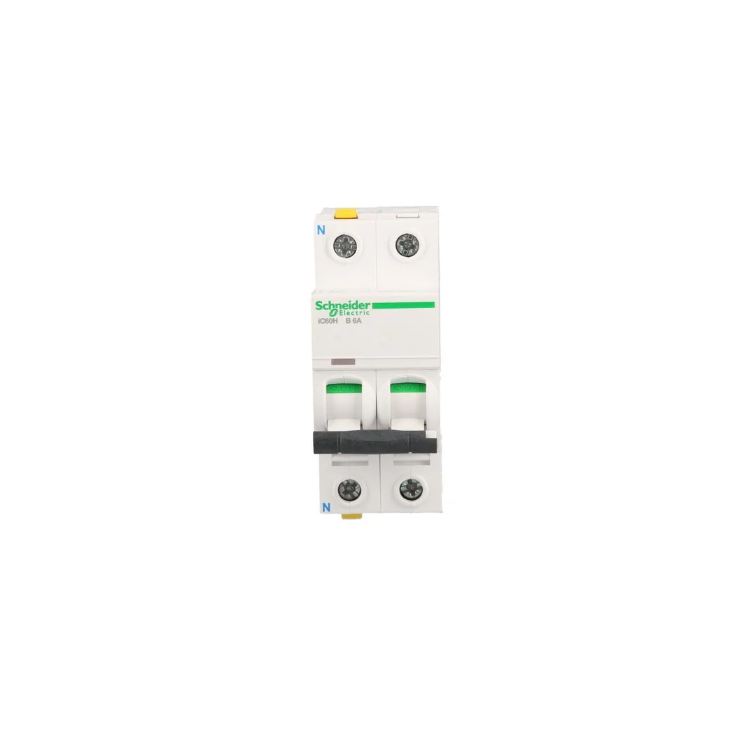 Wyłącznik nadprądowy 1P+N B 6A 10kA AC iC60H-B6-1N Acti9 A9F06606