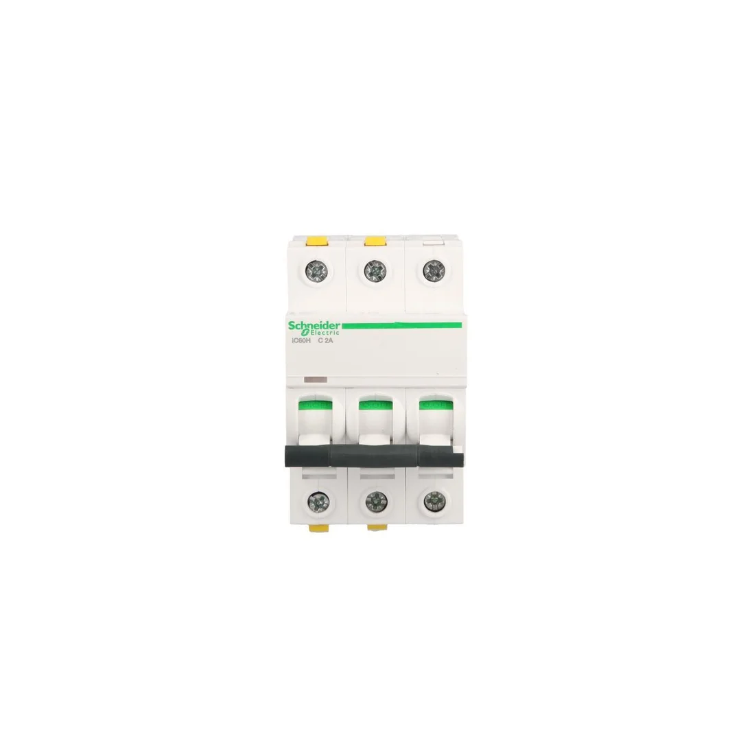 Wyłącznik nadprądowy 3P C 2A 10kA AC iC60H-C2-3 Acti9 A9F07302