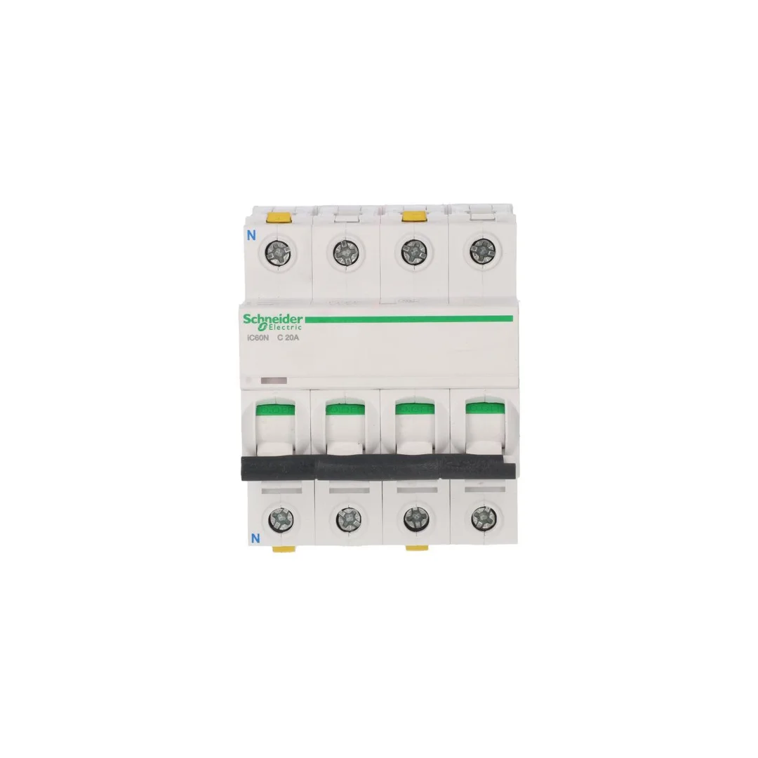 Wyłącznik nadprądowy 3P+N C 20A 6kA AC iC60N-C20-3N Acti9 A9F04720