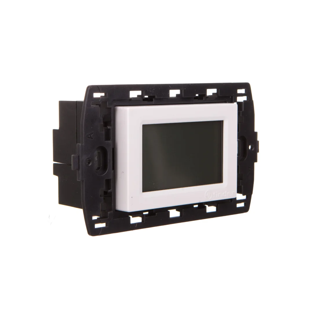 Termostat elektroniczny biały do zabudowy, programowany tygodniowo 1C.51.9.003.0007
