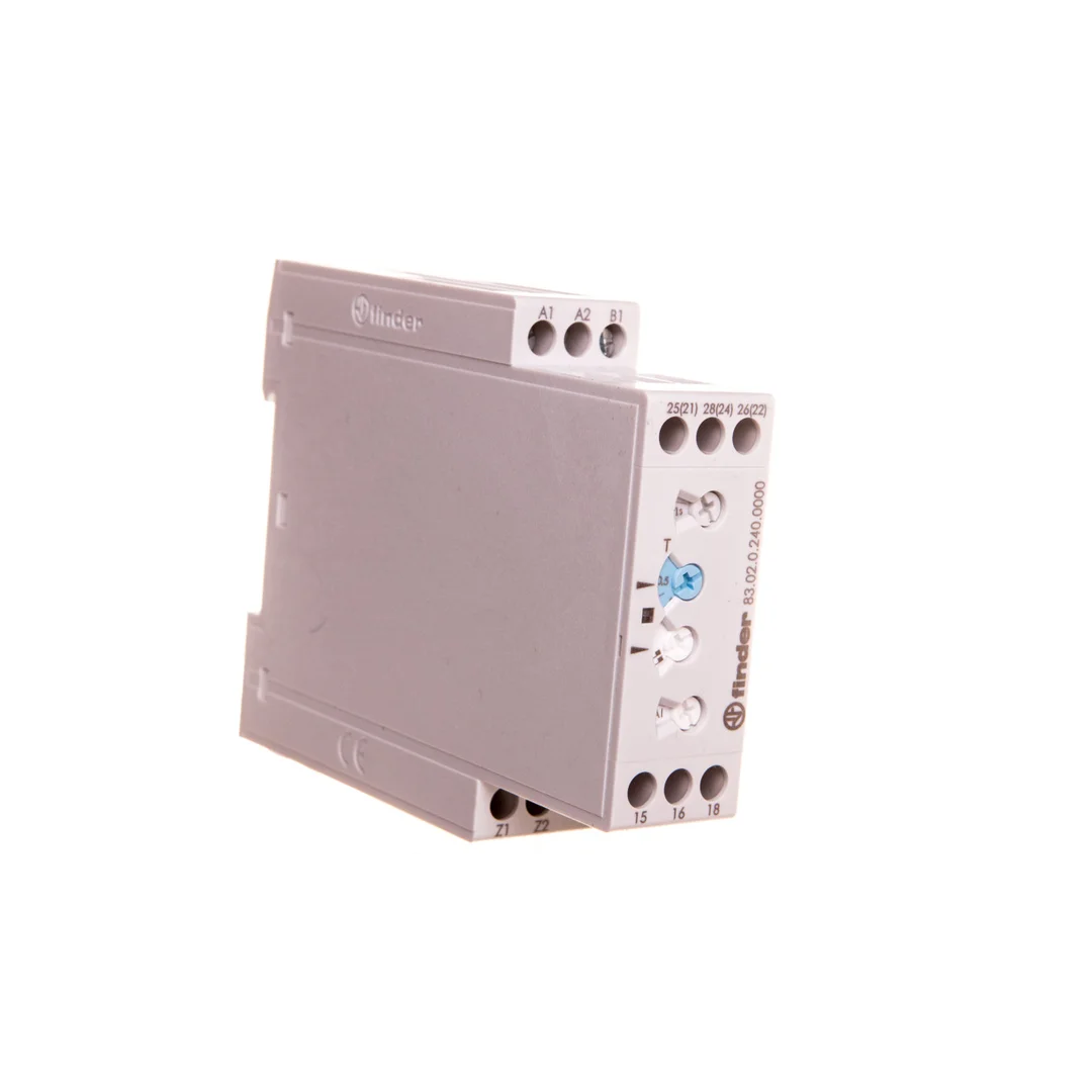 Przekaźnik czasowy wielofunkcyjny 2 P 12A 24…240V AC/DC AI, DI, GI, SW, BE, CE, DE, WD, 83.02.0.240.0000