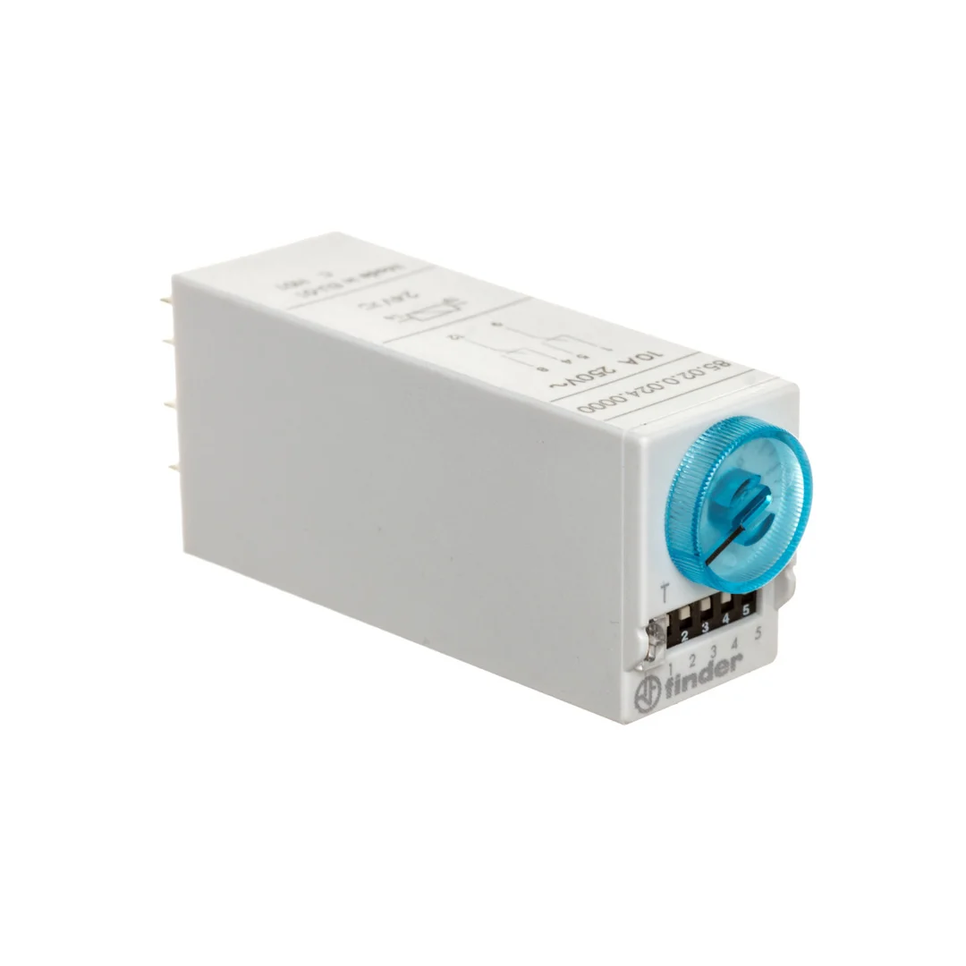 Przekaźnik czasowy 2P 10A 24V AC/DC, wielofunkcyjny AI, DI, SW, GI 85.02.0.024.0000