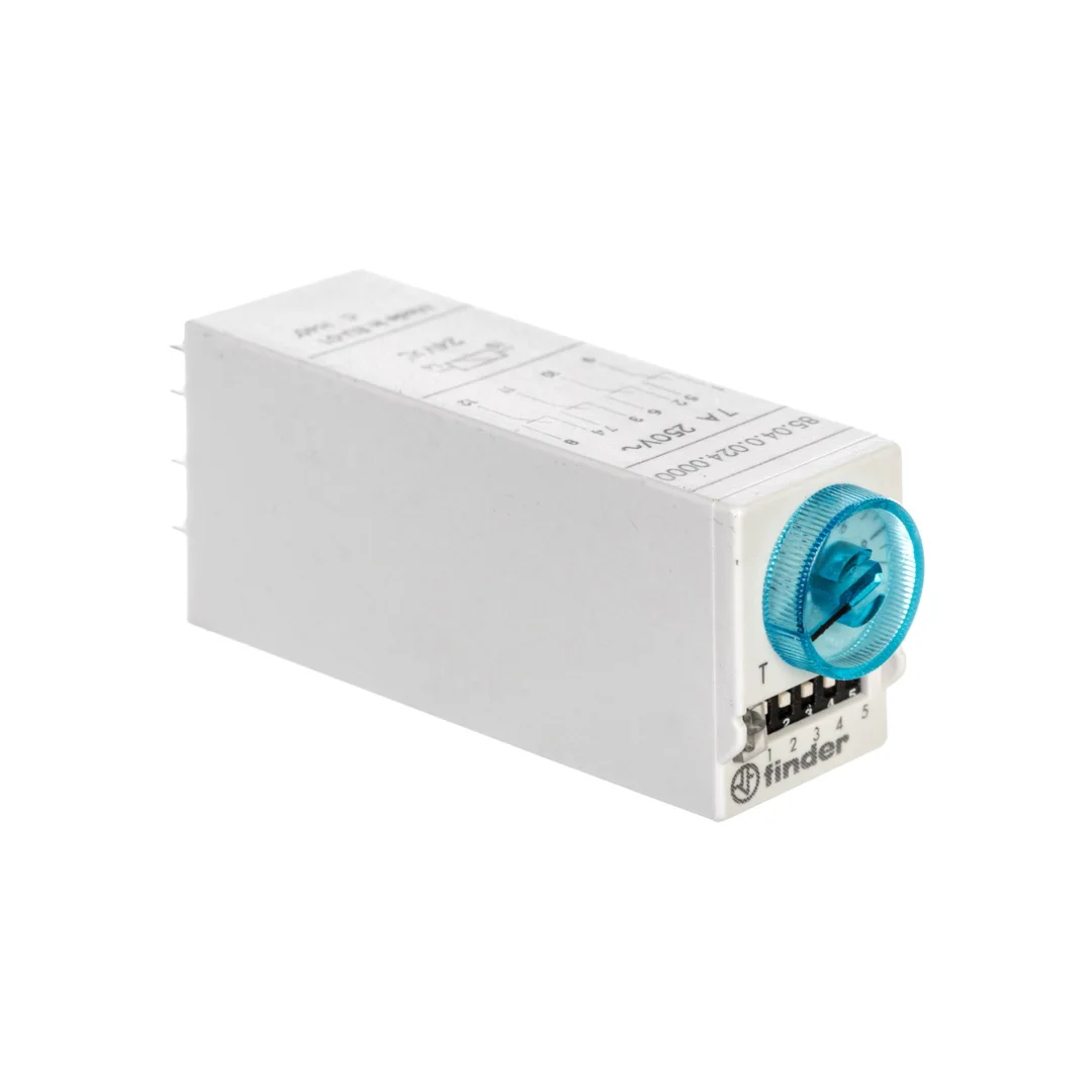 Przekaźnik czasowy 4P 7A 24V AC/DC, wielofunkcyjny AI, DI, SW, GI 85.04.0.024.0000
