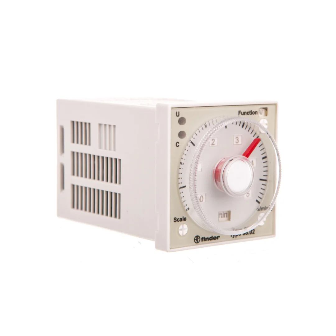 Przekaźnik czasowy 2P 8A 24-230V AC/DC, wielofunkcyjny AI, DI, GI, SW, BE, CE, DE 88.02.0.230.0002
