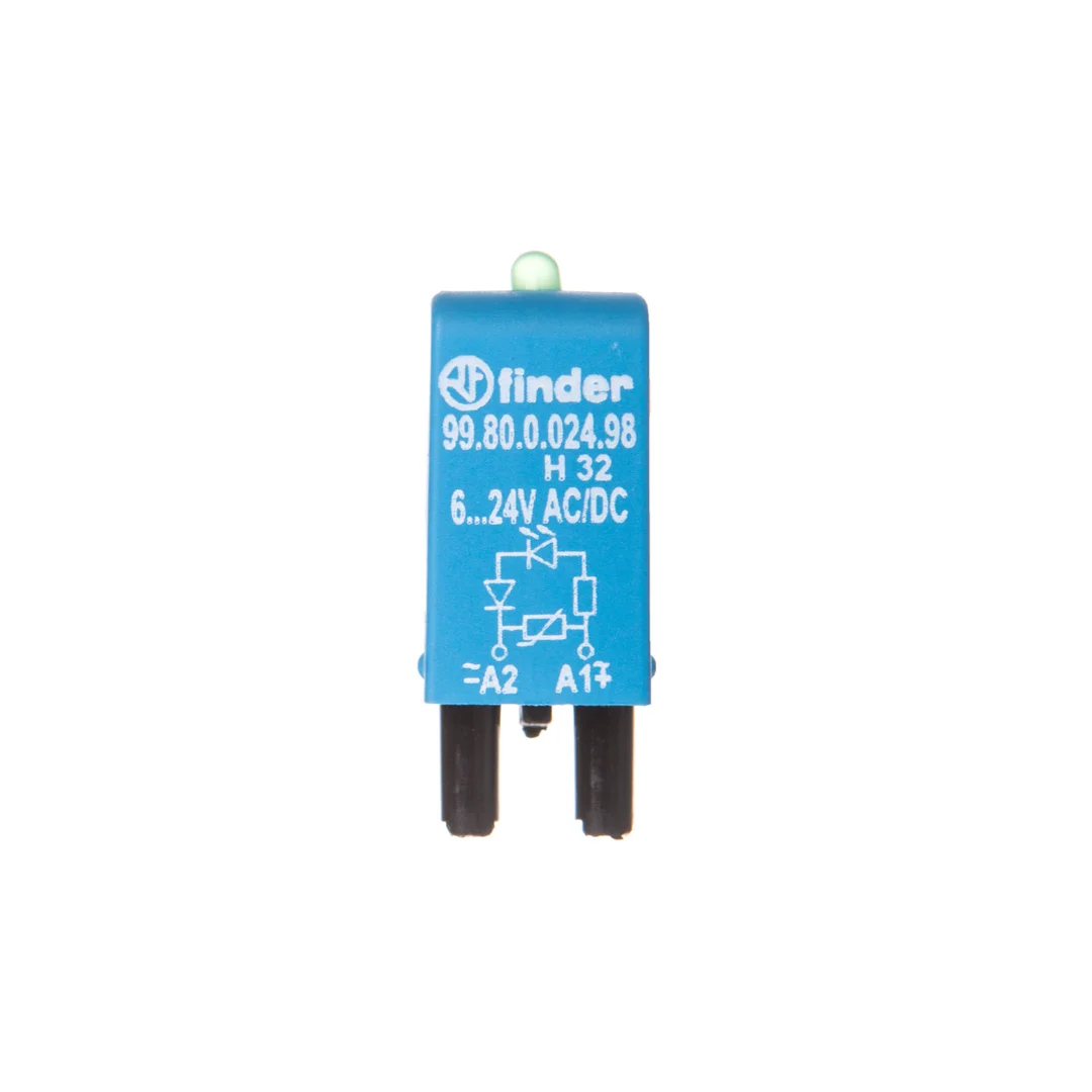 Moduł sygnalizacyjny LED zielony + warystor 6-24V AC/DC 99.80.0.024.98