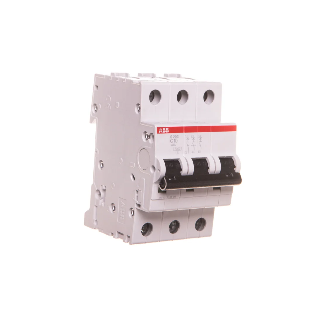 Wyłącznik nadprądowy 3P C 10A 6kA AC S203-C10 2CDS253001R0104