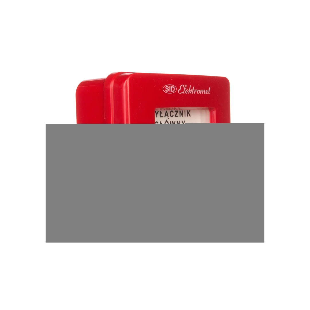 Wyłącznik alarmowy 4Z 12A /WYŁĄCZNIK GŁÓWNY/ IP55 WG-5s 921429