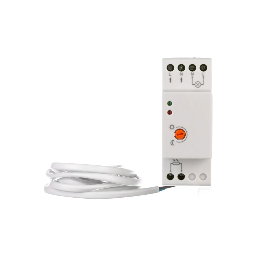 Czujnik zmierzchowy CZ-1, max 4800W, AC220-240V, 50/60Hz, prąd znamionowy 20A, IP65, współpracuje z