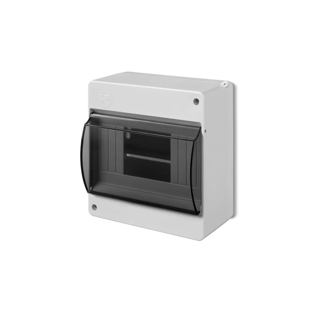 Rozdzielnica modułowa 1x6 natynkowa IP30 MINI S-6 z pokrywą dymną 2306-11
