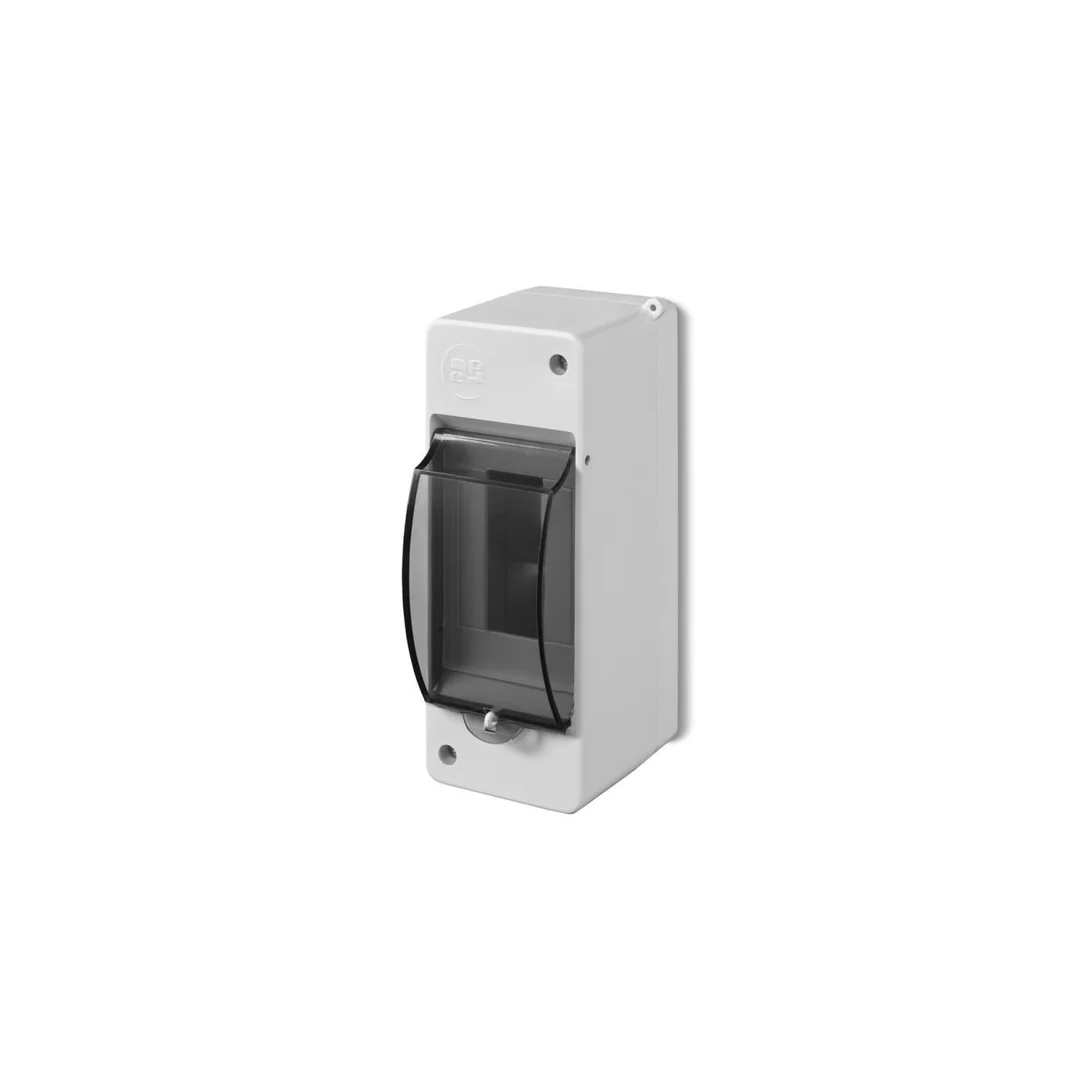 Rozdzielnica modułowa 1x2 natynkowa IP30 MINI S-2 z pokrywą dymną 2302-01