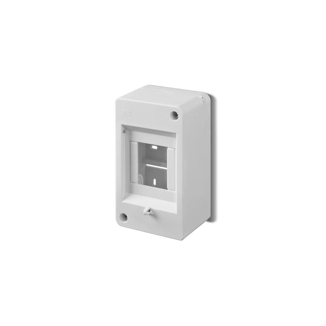 Rozdzielnica modułowa 1x3 natynkowa IP30 MINI S-3 z pokrywą dymną 2303-01