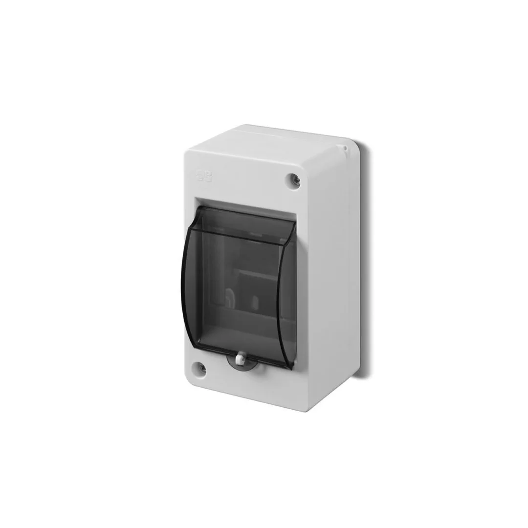 Rozdzielnica modułowa 1x3 natynkowa IP30 MINI S-3 z pokrywą dymną zacisk N 2303-11