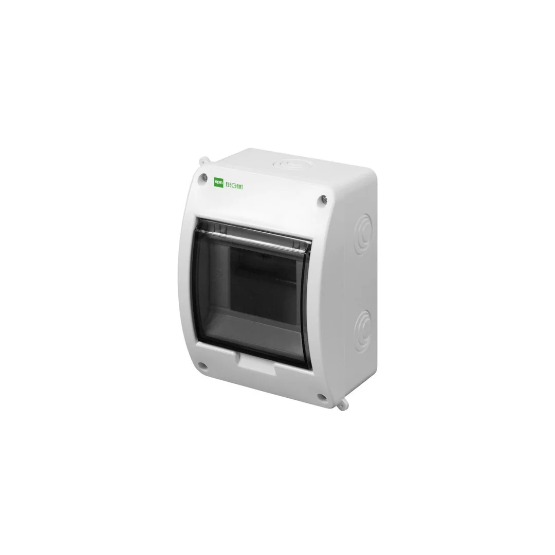 Rozdzielnica modułowa Elegant 1x5 natynkowa IP40 biały/dymny 2401-01