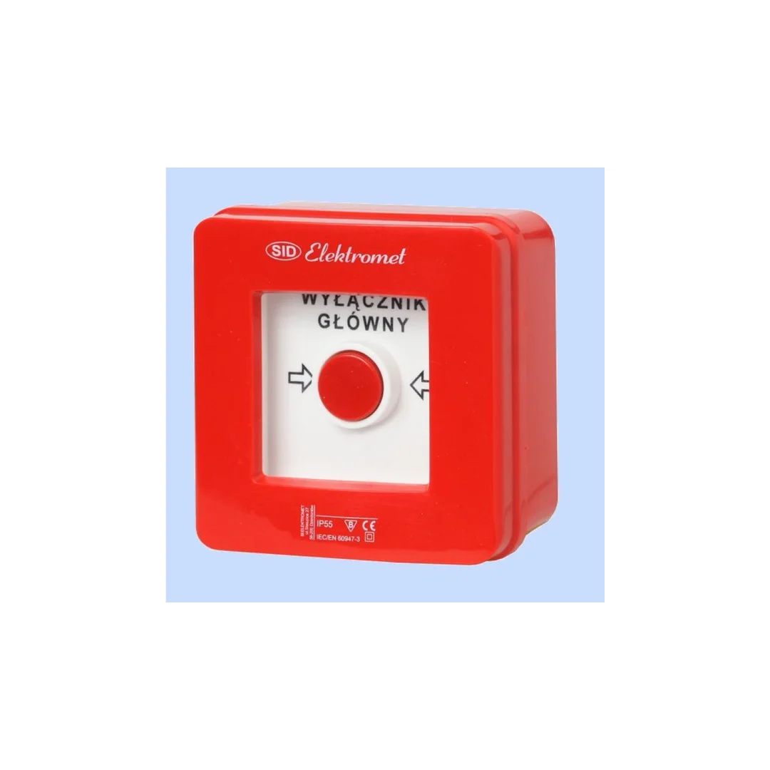 Wyłącznik alarmowy natynkowy WG-1 wyłącznik główny 921443