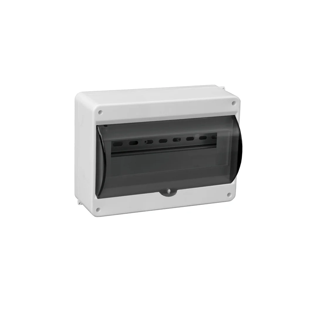 Rozdzielnica modułowa 1x12 natynkowa S-12 z szybką dymna IP30 (bez N+PE) C.2072
