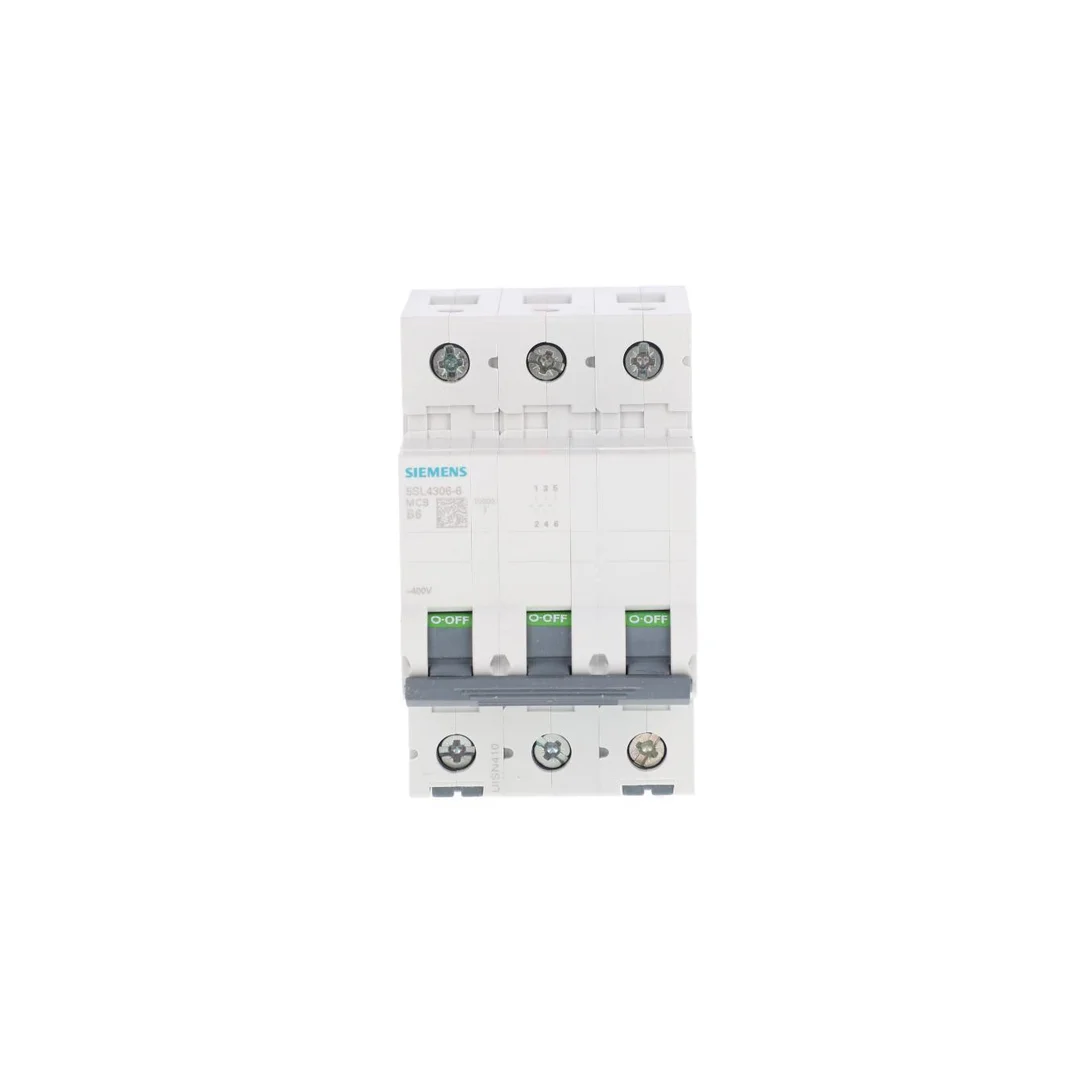 Wyłącznik nadprądowy 3P B 6A 10kA AC SENTRON 5SL4306-6