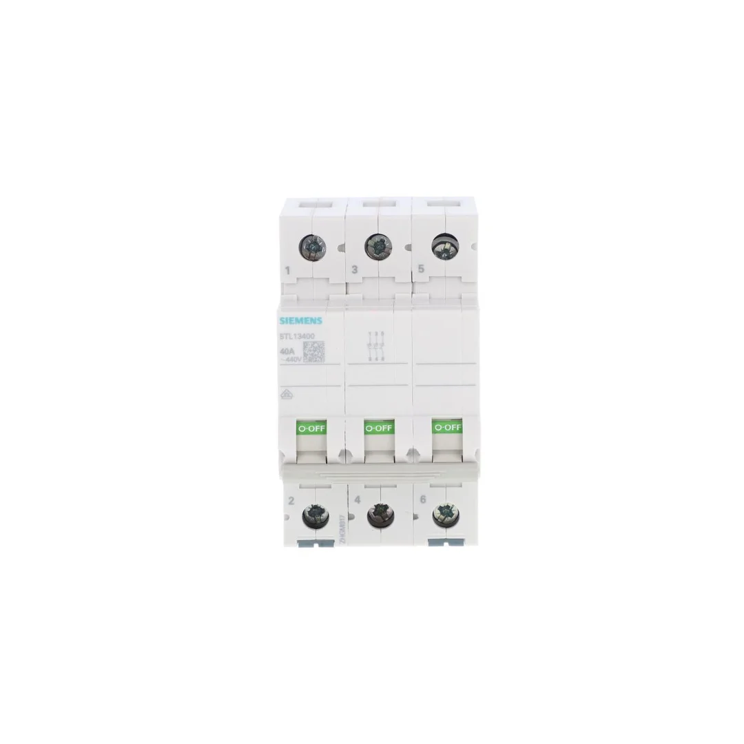 Rozłącznik modułowy 3P 40A 400V SENTRON 5TL1340-0