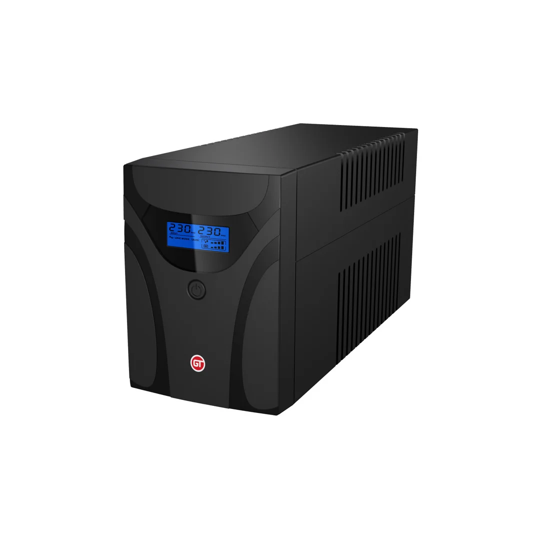 GT UPS POWERbox Tower 1200VA/600W Line-Interactive 4xSCHUKO 24V-7Ah LCD