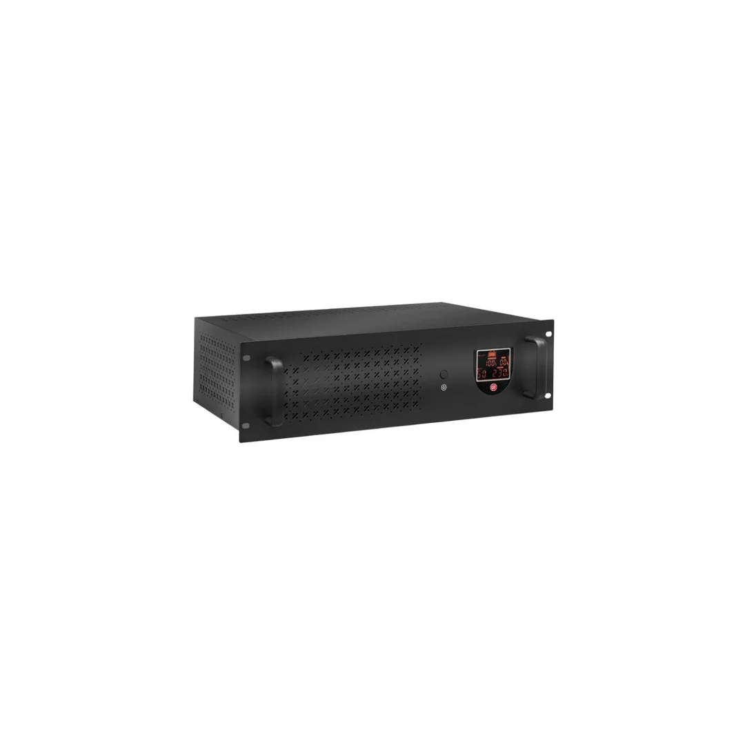 GT UPS POWERbox Rack 19” 3U 1200VA/720W Line-Interactive 3xIEC C13 + 1xSCHUKO 24V-7Ah LCD