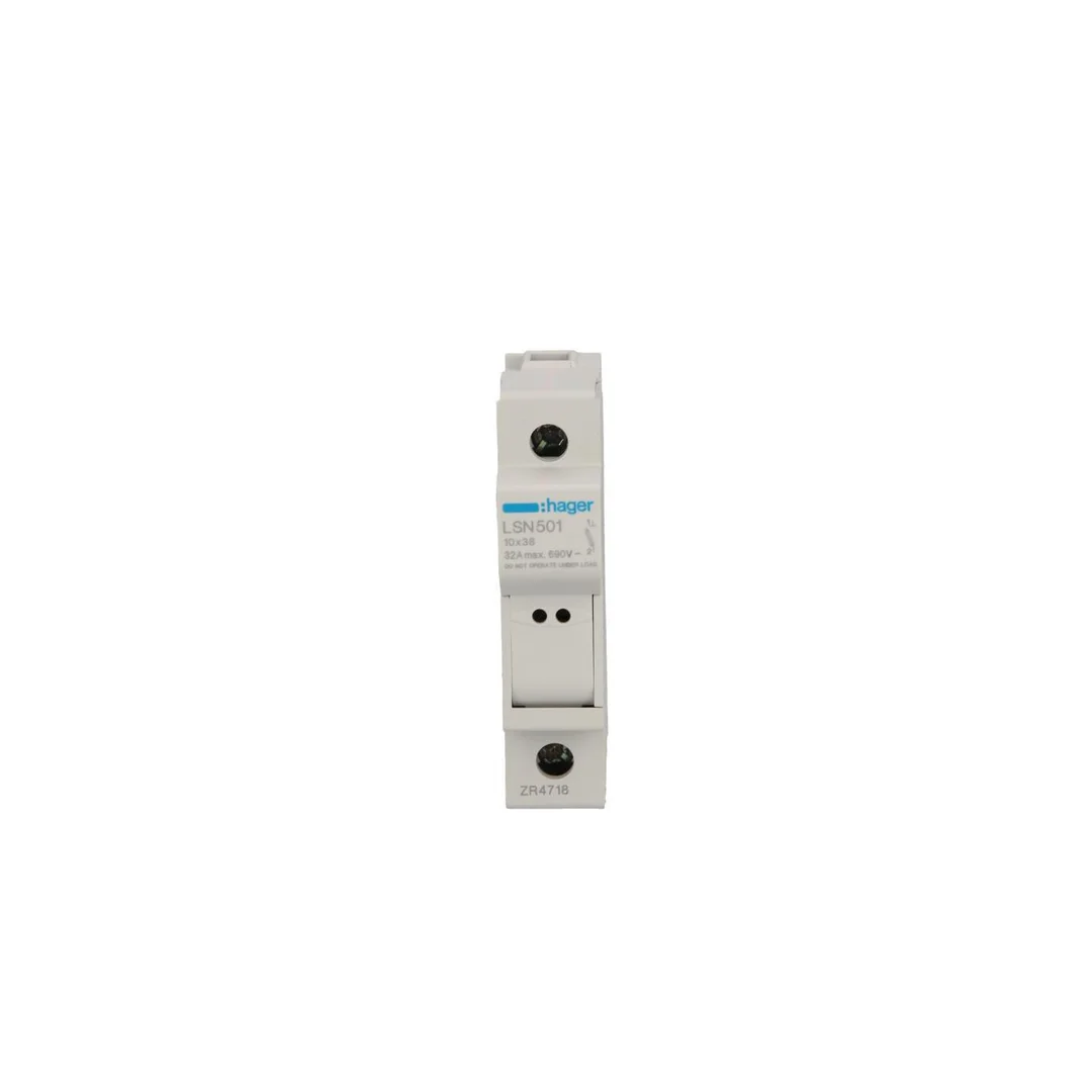 Rozłącznik bezpiecznikowy cylindryczny 1P 32A 10x38mm L38 LSN501