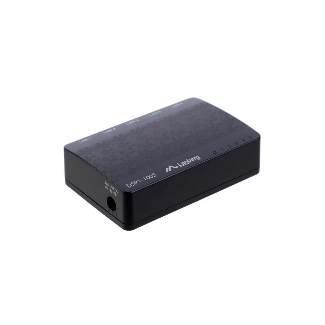 Switch desktop 5-port 1GB/s LANBERG DSP1-1005