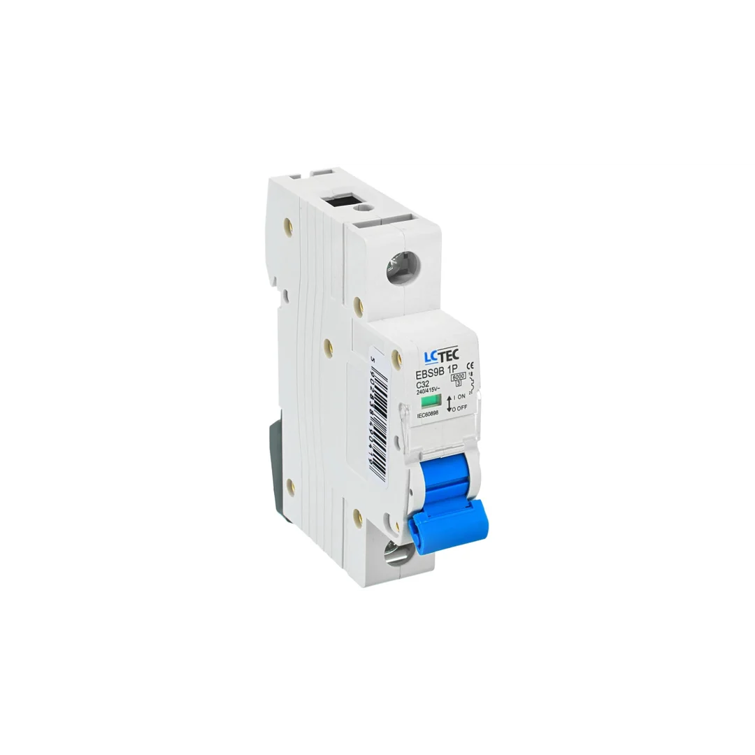 Wyłącznik nadprądowy 1P C 32A 6kA AC LC-Tec EBS9B-1C/32 LCTEC-EBS9B-1C/32