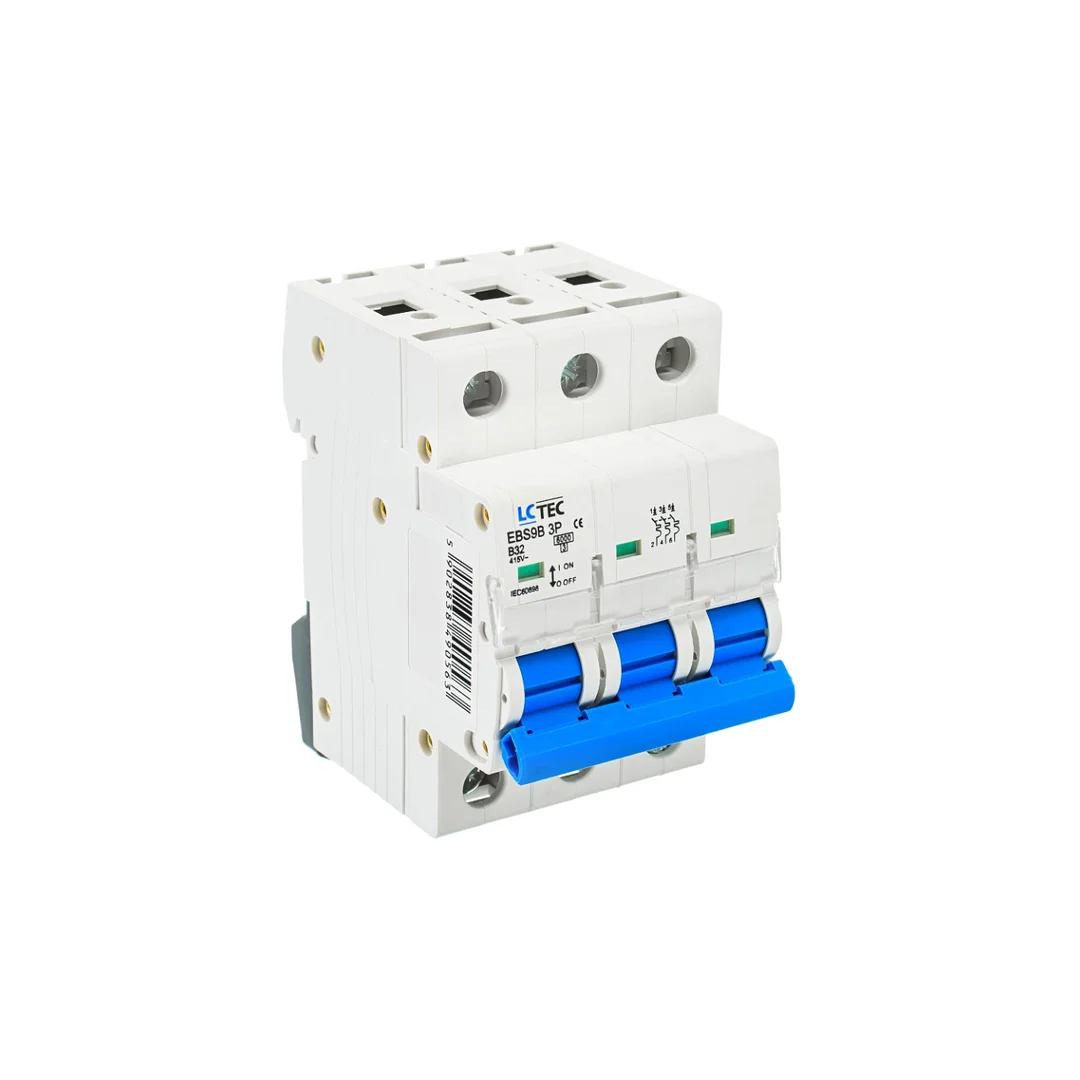 Wyłącznik nadprądowy 3P B 32A 6kA AC LC-Tec EBS9B-3B/32 LCTEC-EBS9B-3B/32