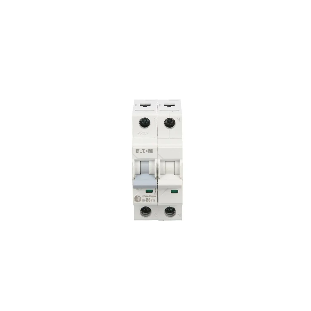 Wyłącznik nadprądowy 1P+N B 6A 6kA AC xPole Home HN-B6/1N 194838