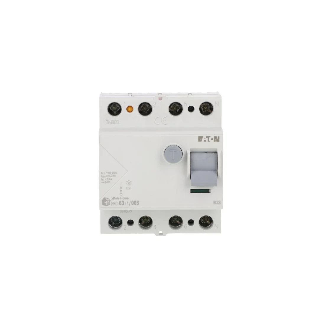 Wyłącznik różnicowoprądowy 4P 63A 0,03A typ AC xPole Home HNC-63/4/003 194695