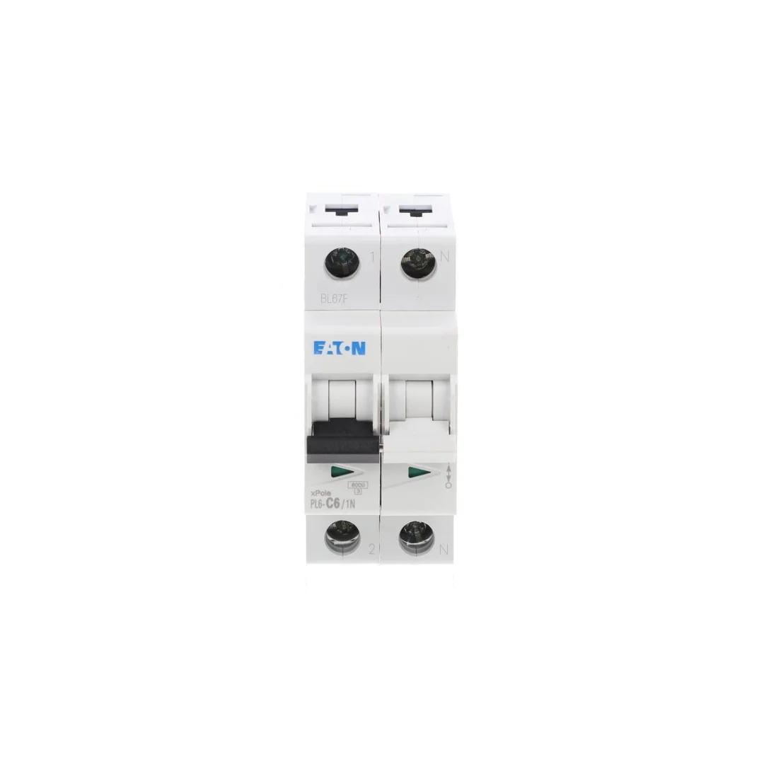 Wyłącznik nadprądowy 1P+N C 6A 6kA AC PL6-C6/1N 106031