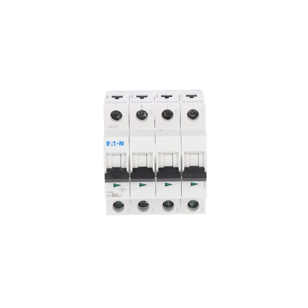 Wyłącznik nadprądowy 4P B 63A 6kA AC PL6-B63/4 166506