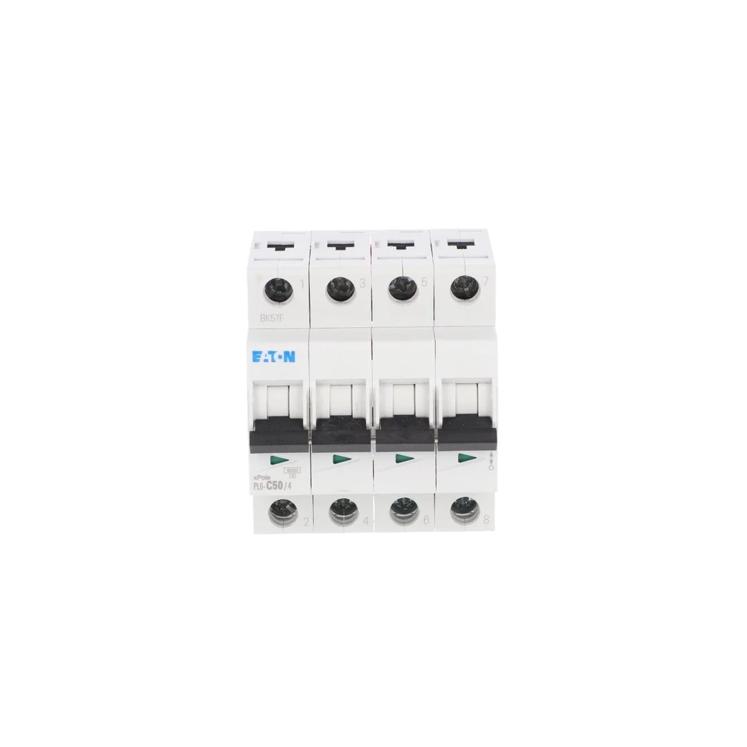 Wyłącznik nadprądowy 4P C 50A 6kA AC PL6-C50/4 166530