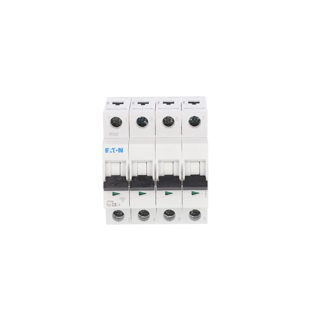 Wyłącznik nadprądowy 4P C 6A 6kA AC PL6-C6/4 166531
