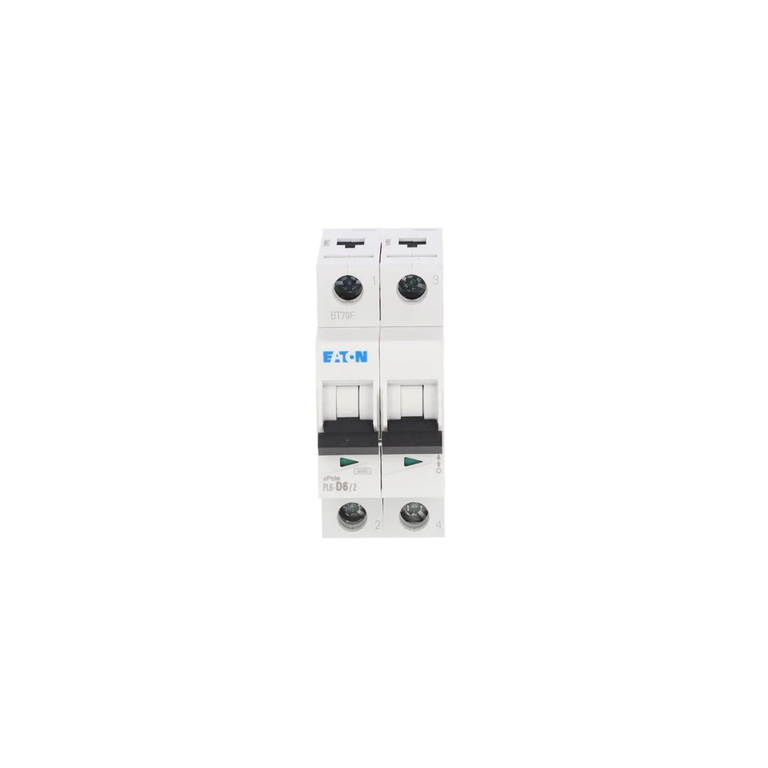 Wyłącznik nadprądowy 2P D 6A 6kA AC PL6-D6/2 286576