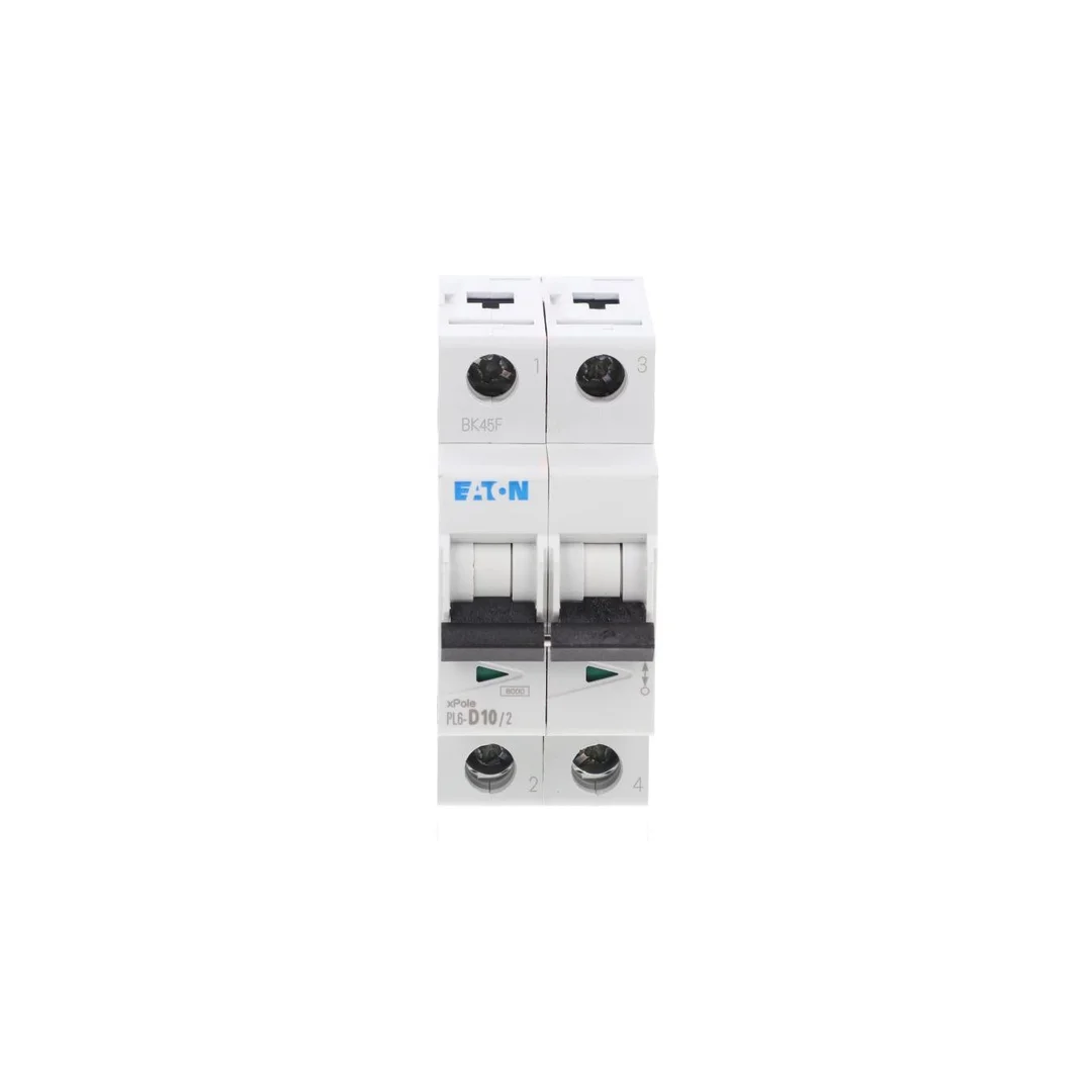 Wyłącznik nadprądowy 2P D 10A 6kA AC PL6-D10/2 286577