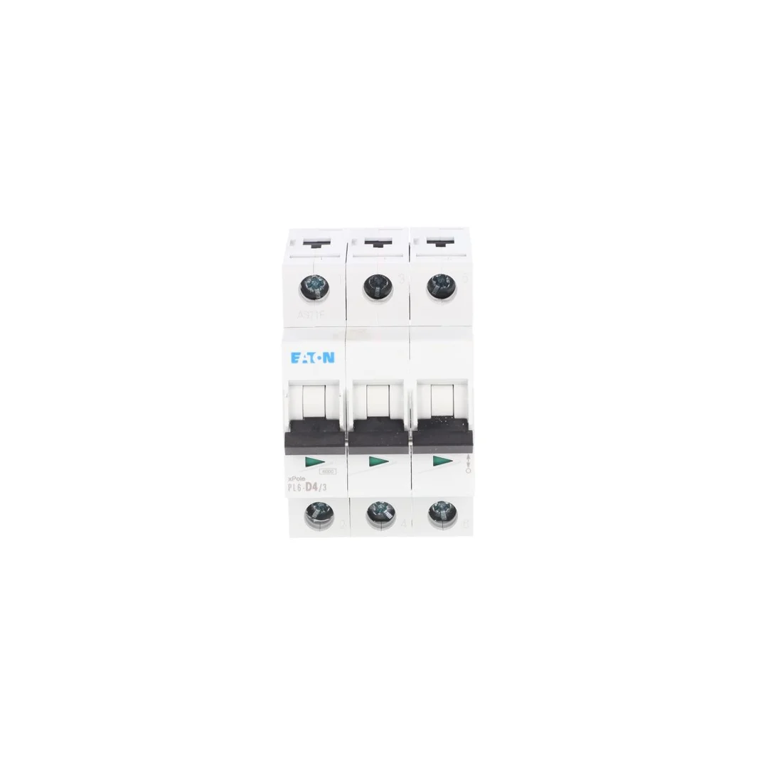 Wyłącznik nadprądowy 3P D 4A 6kA AC PL6-D4/3 286609