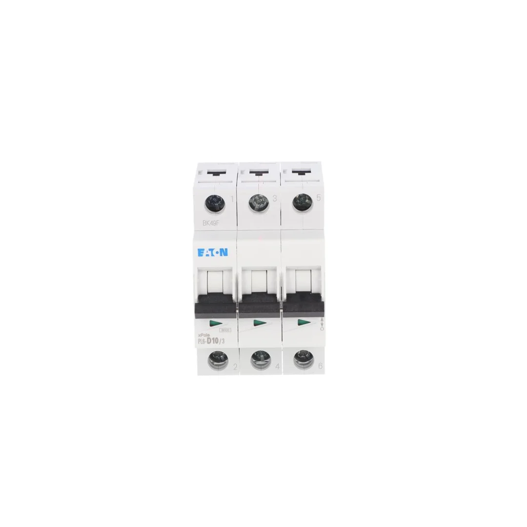 Wyłącznik nadprądowy 3P D 10A 6kA AC PL6-D10/3 286611