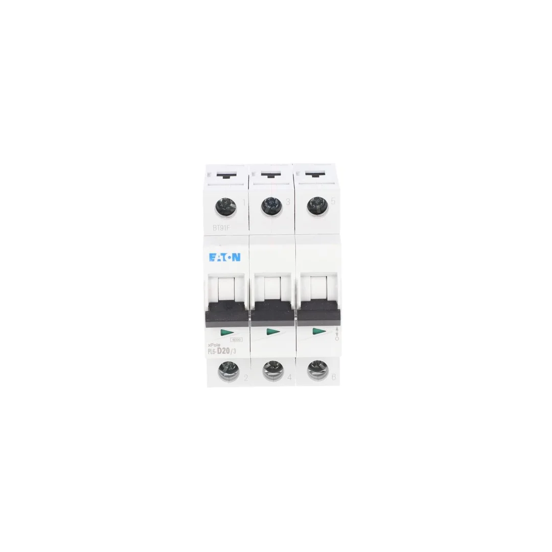 Wyłącznik nadprądowy 3P D 20A 6kA AC PL6-D20/3 286614