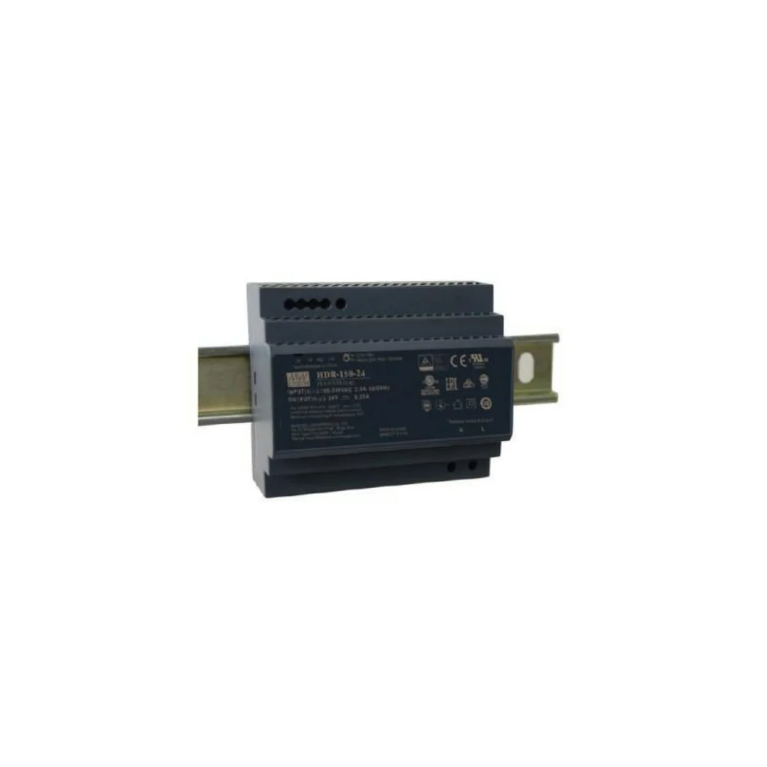Zasilacz na szynę DIN 150W HDR-150-24 6,25A 24VDC do led Mean Well
