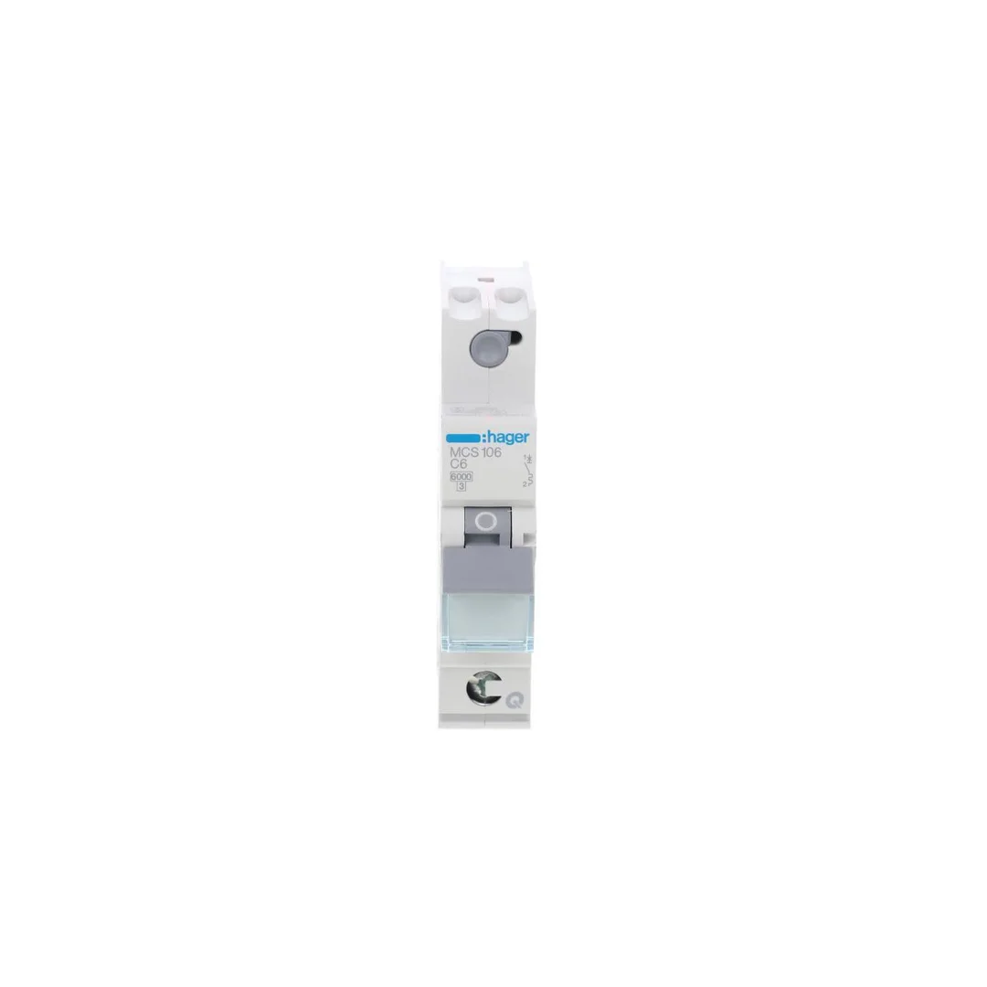 Wyłącznik nadprądowy 1P C 6A 6kA AC QuickConnect MCS106